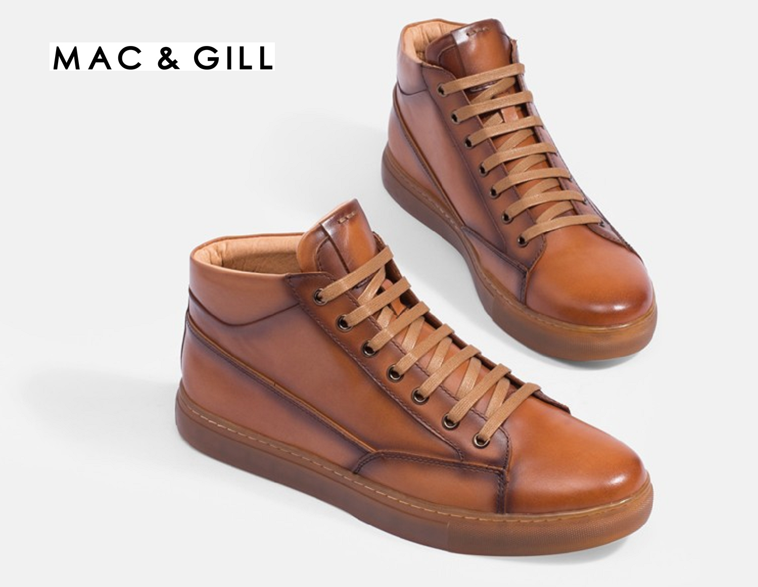 PLAYTIME LEATHER ANKLE BOOTS GENUINE LEATHER Brown