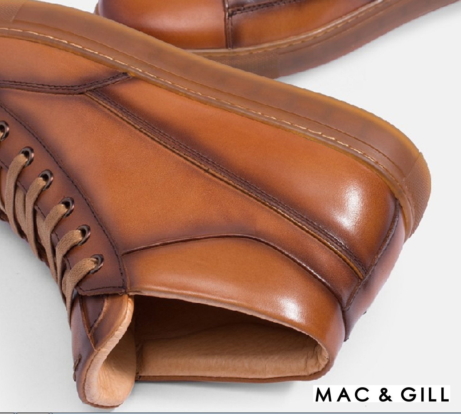 PLAYTIME LEATHER ANKLE BOOTS GENUINE LEATHER Brown