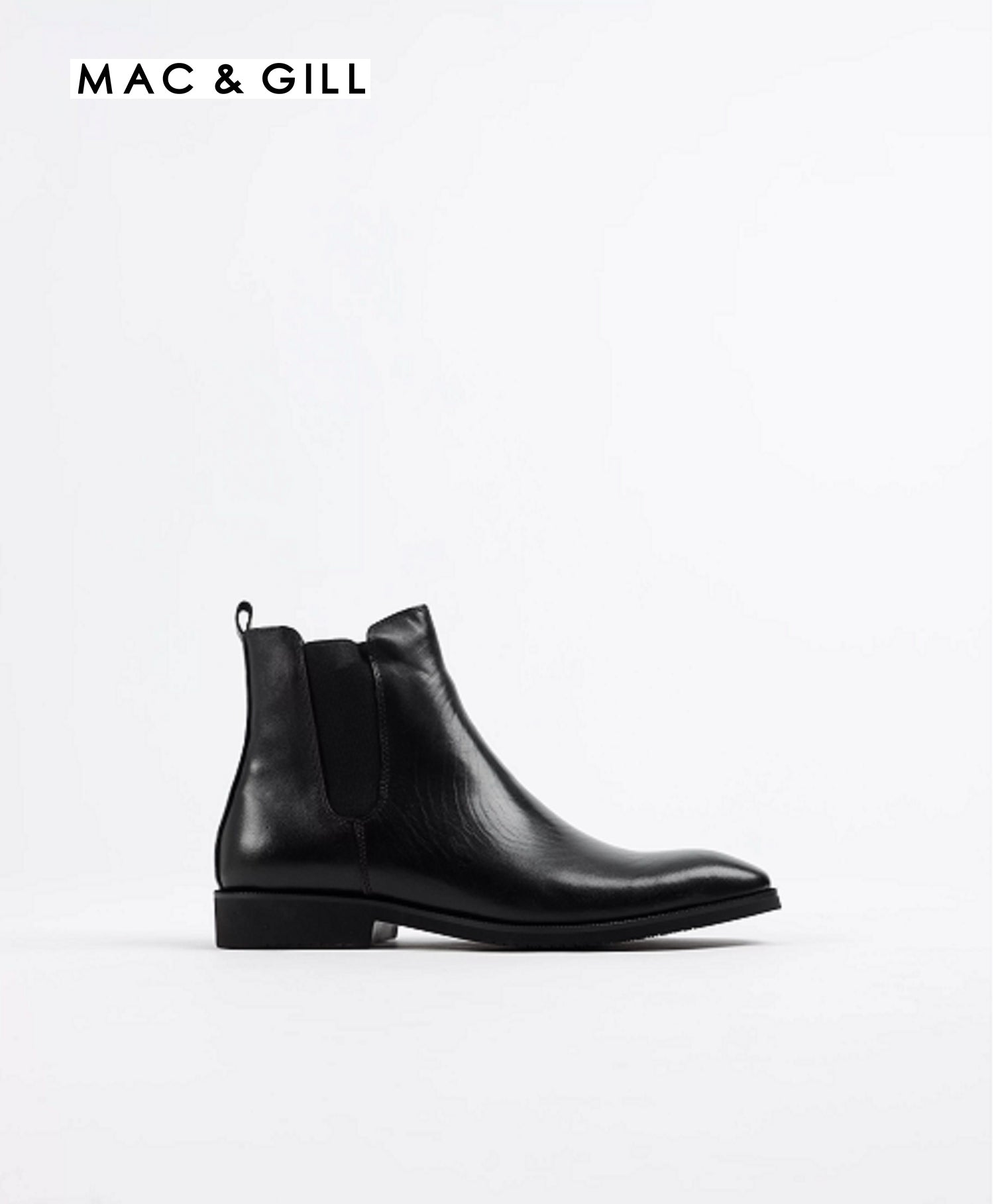 Asos automatic leather fashion chelsea boots