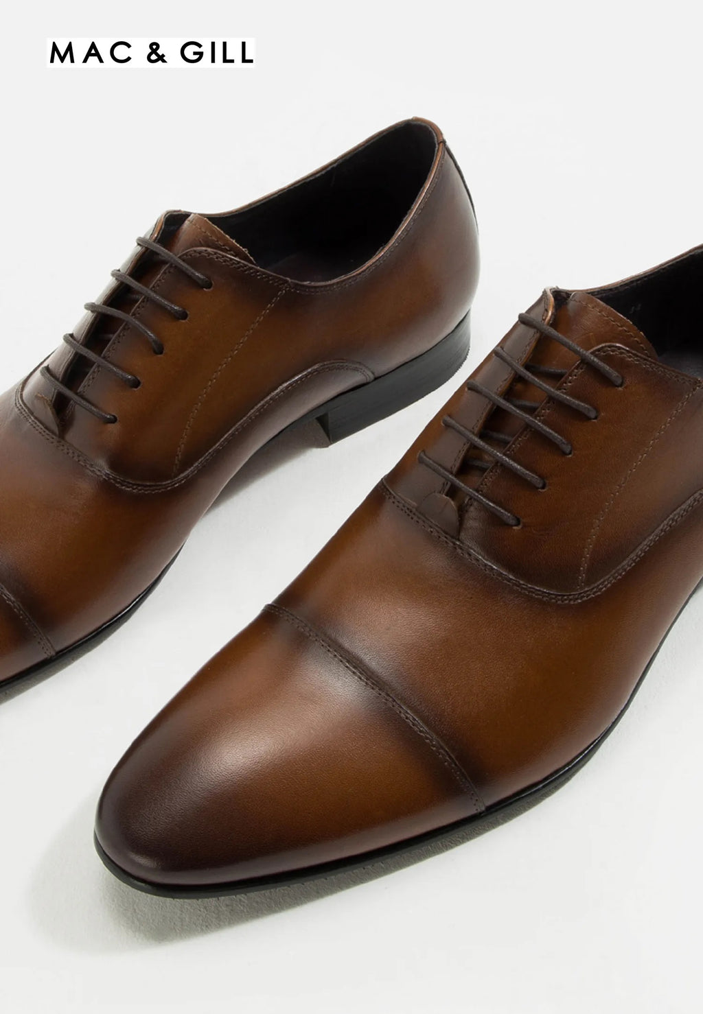 Midtown Oxford Leather Captoe Derby Shoes