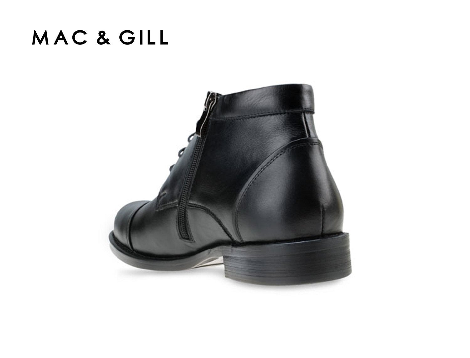 Captoe Formal Lace-up Boot in original Leather 100%