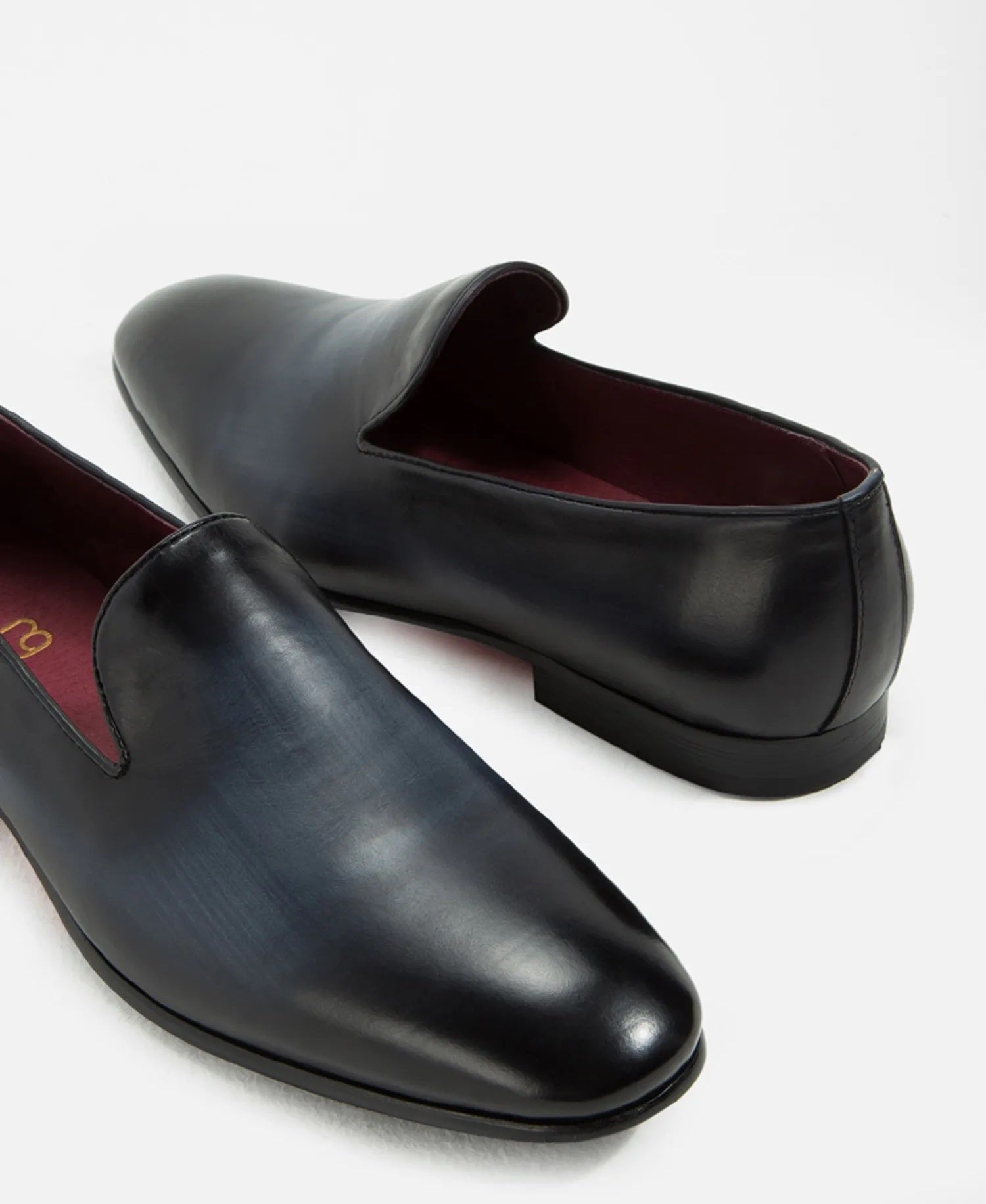 Dadelion Patina Leather Loafer in cow hide 100%