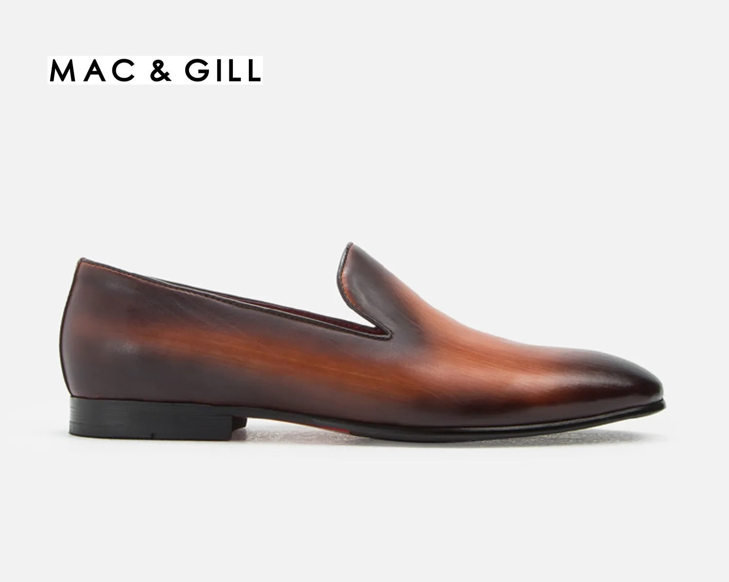 Dandelion Patina Leather Loafer in cow hide 100%