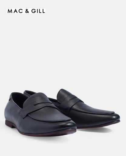 Andy Leather Loafer Business Shoes Black