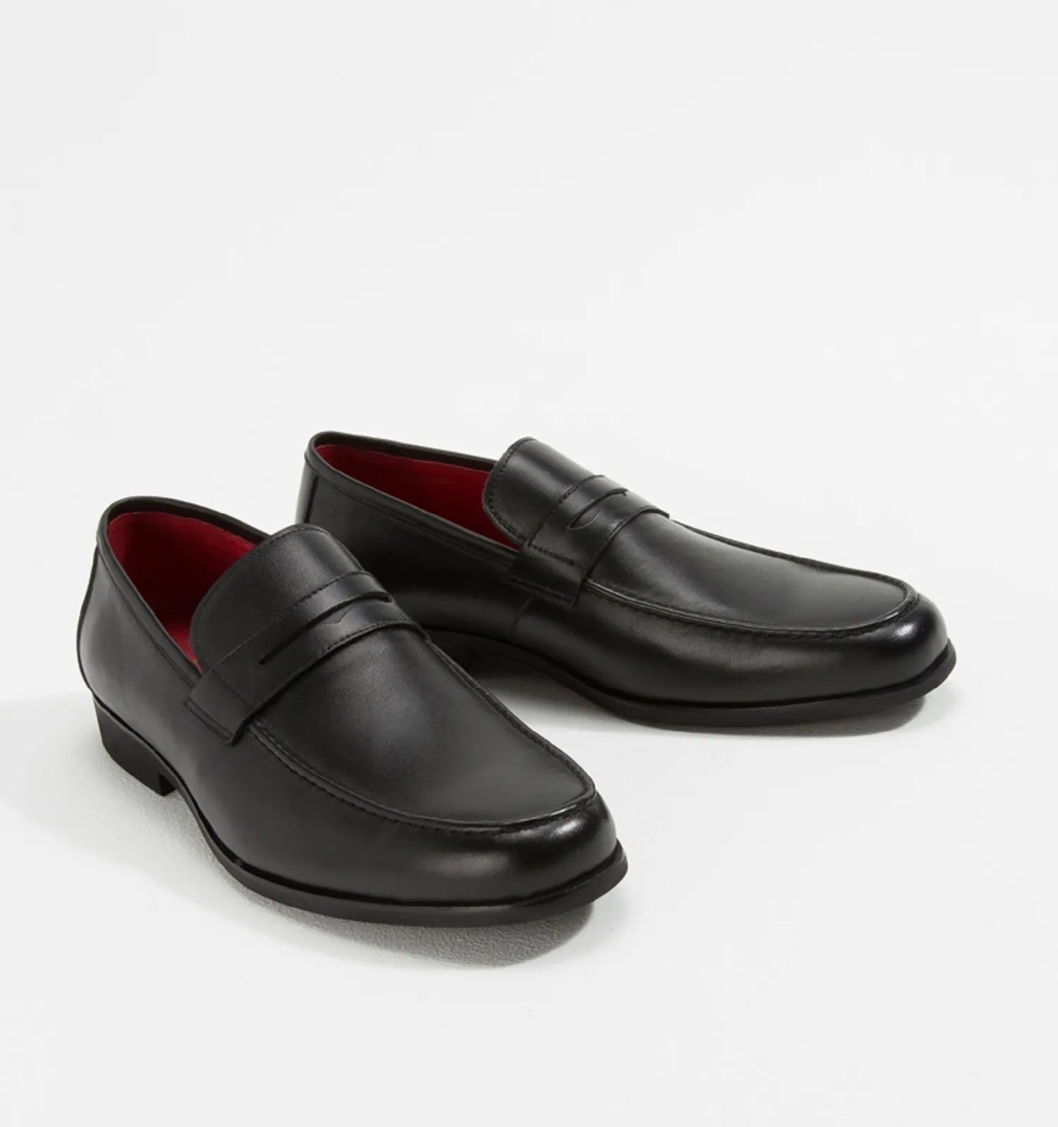 Taylor Leather Loafer Business Shoes in Black