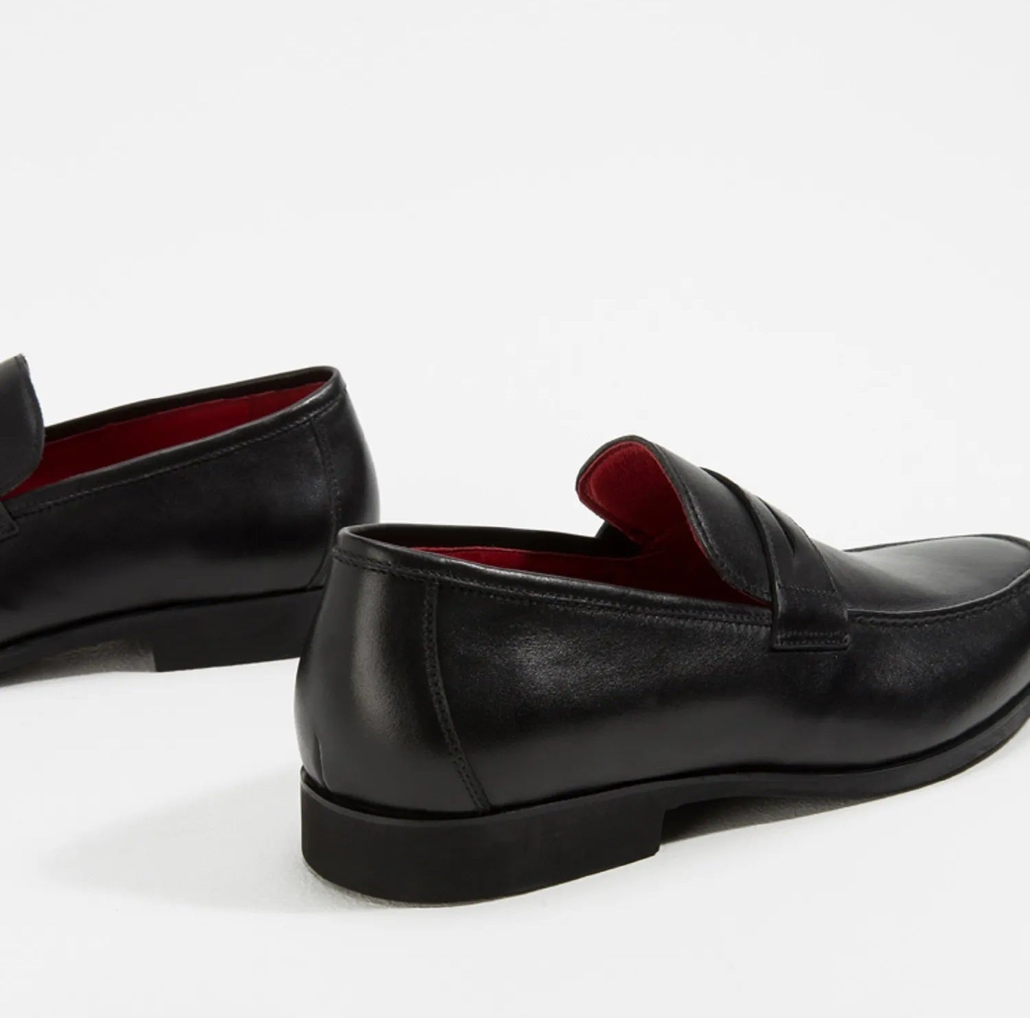 Taylor Leather Loafer Business Shoes in Black
