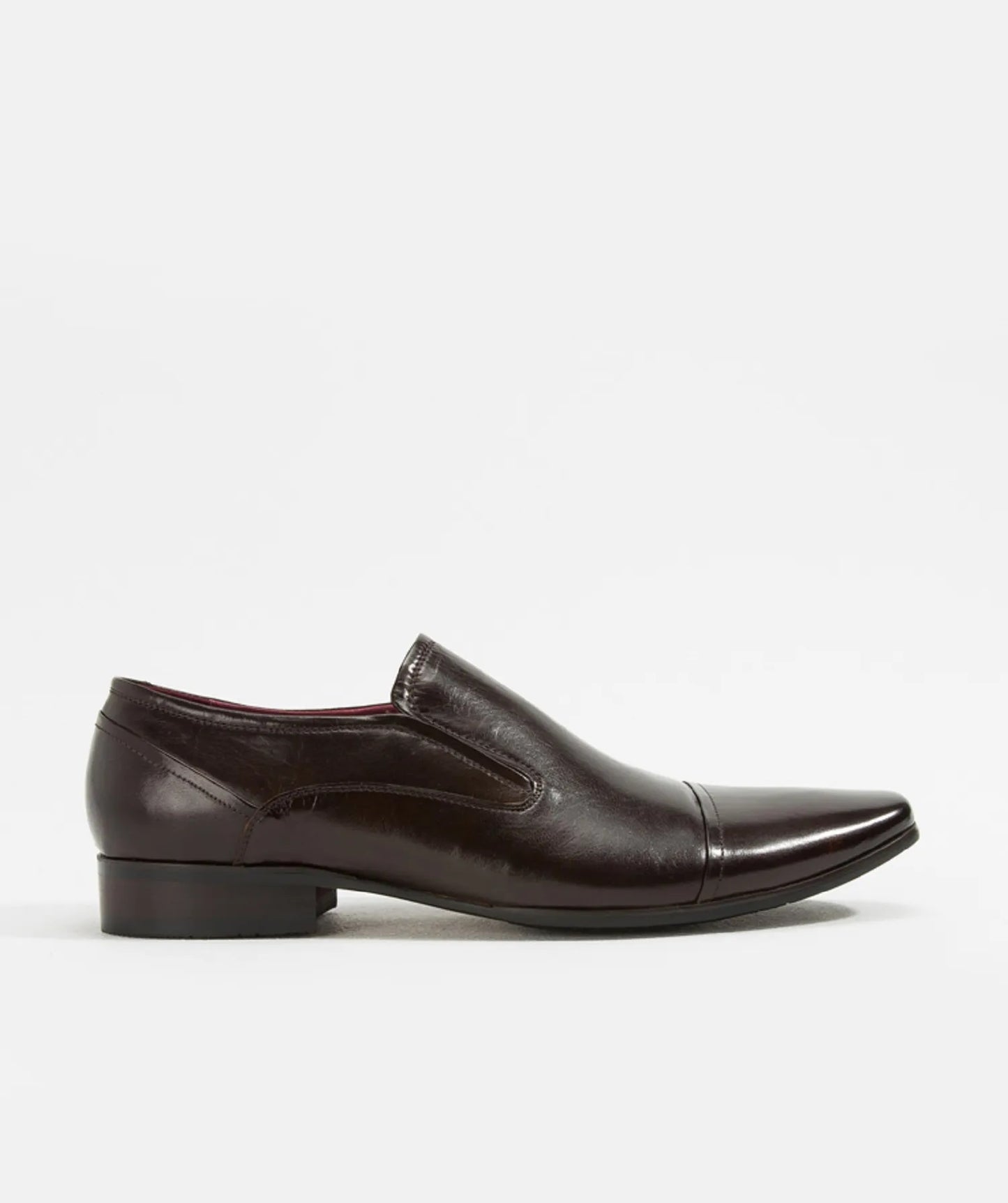 Austin Leather Loafer Business Shoes in Dark Brown