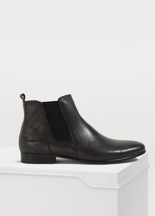 Marq Chelsea Leather Ankle Boot for Men in original Cow skin 100%