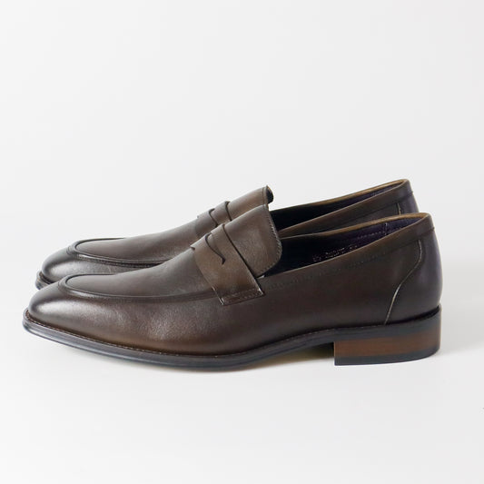 Brady Leather classic penny loafers in Brown