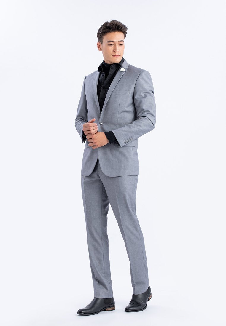 Mac & Gill Royal Classic Suit slim fit Cut And Trousers Set in GREY