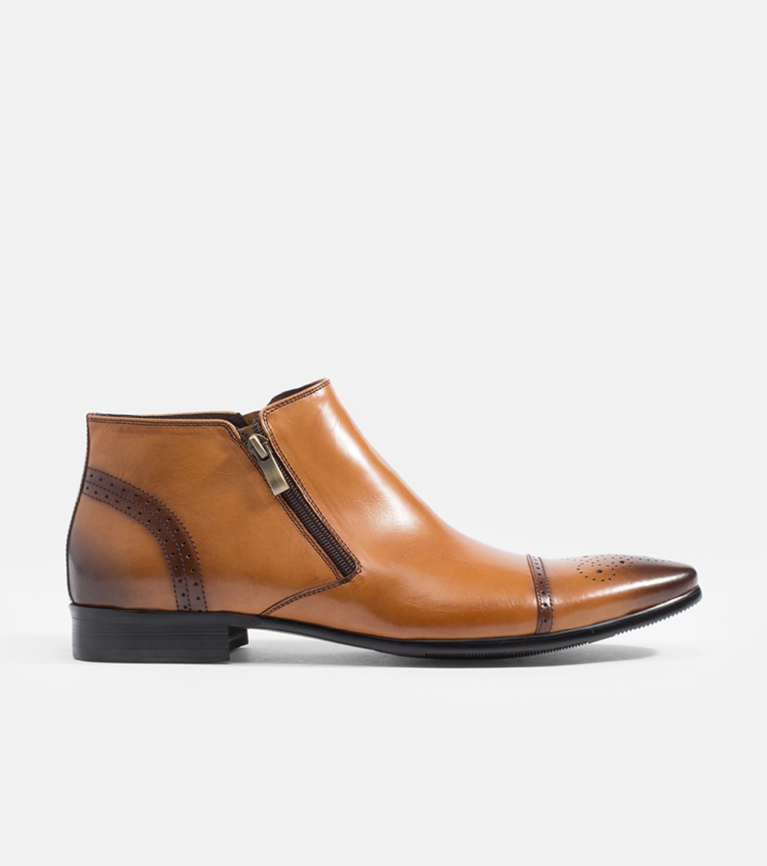 LEATHER CHELSEA CAPRI BOOTS GOODYEAR WELTED
